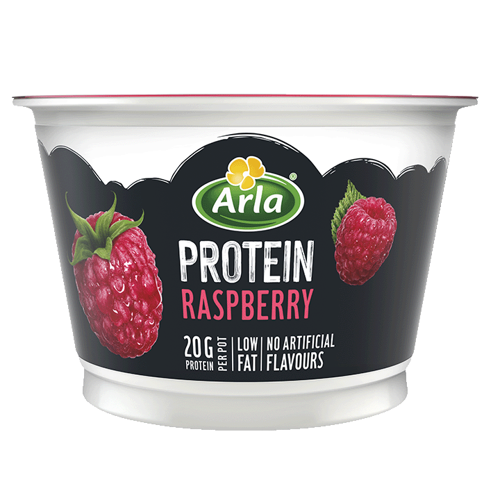 Protein Raspberry Yoghurt